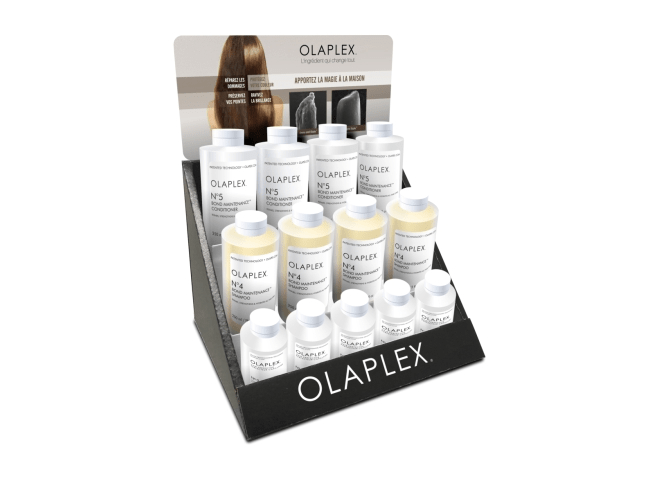 DISPLAY OFFER + OLAPLEX CHOICES OF PRODUCT