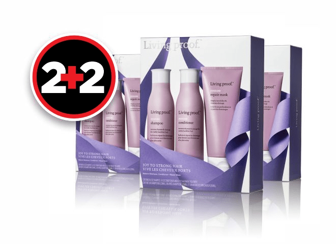 2+2 RESTORE JOY TO STRONG HAIR LIVING PROOF